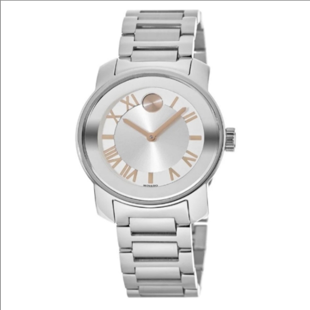 Bold Luxe Stainless Steel 32mm Women's Watch